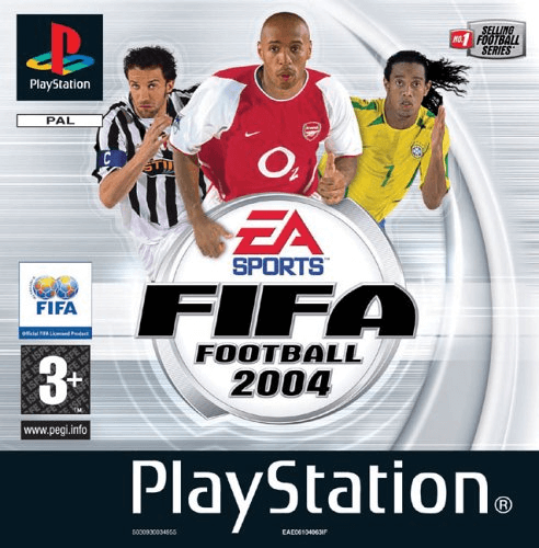 FIFA Football 2004 box art for Playstation